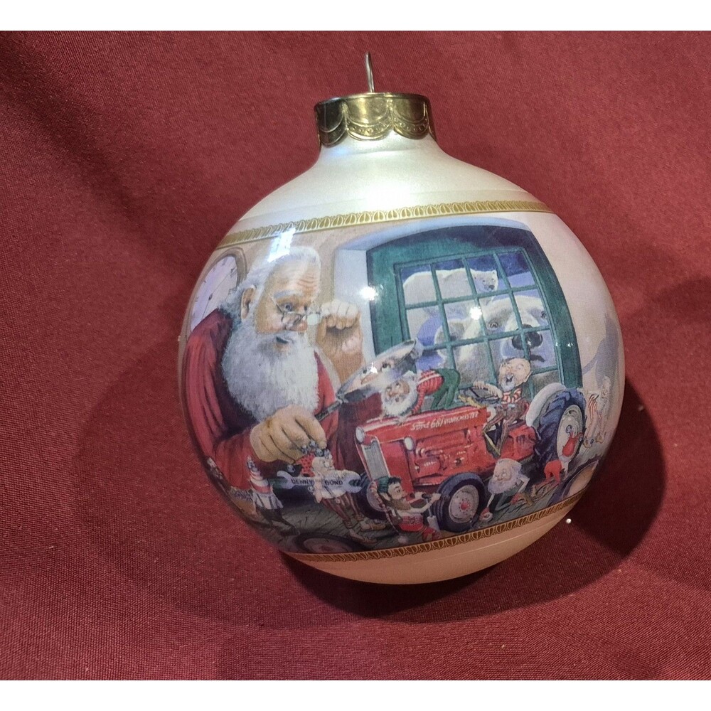1994 New Holland Christmas Ornament Ford 901 Tractor Susquehanna Glass 3rd Loose